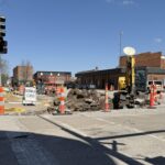 South Main and East Broadway Work Continues in Downtown Monmouth